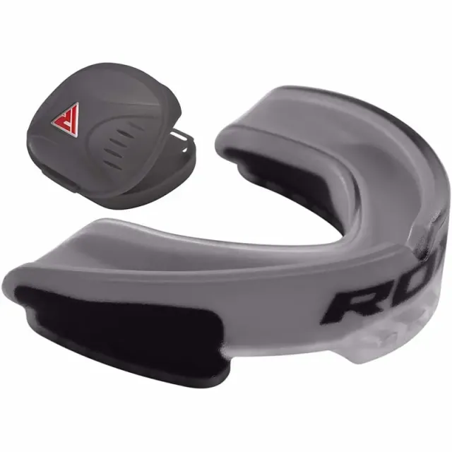 RDX 3G Paradenti Boxe Grigio Adulti Gel Bolla Mordi