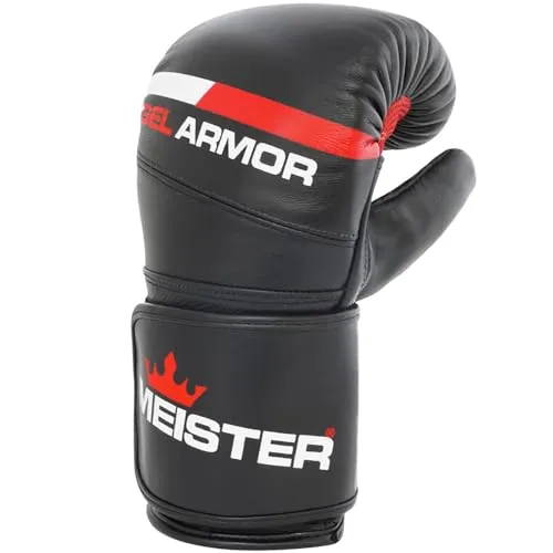 Meister Gel Armor guanti sacco pelle 14 oz S/M con gel