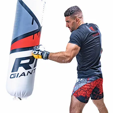 RDX F7 Ego sacco boxe 4ft bianco rosso con guanti