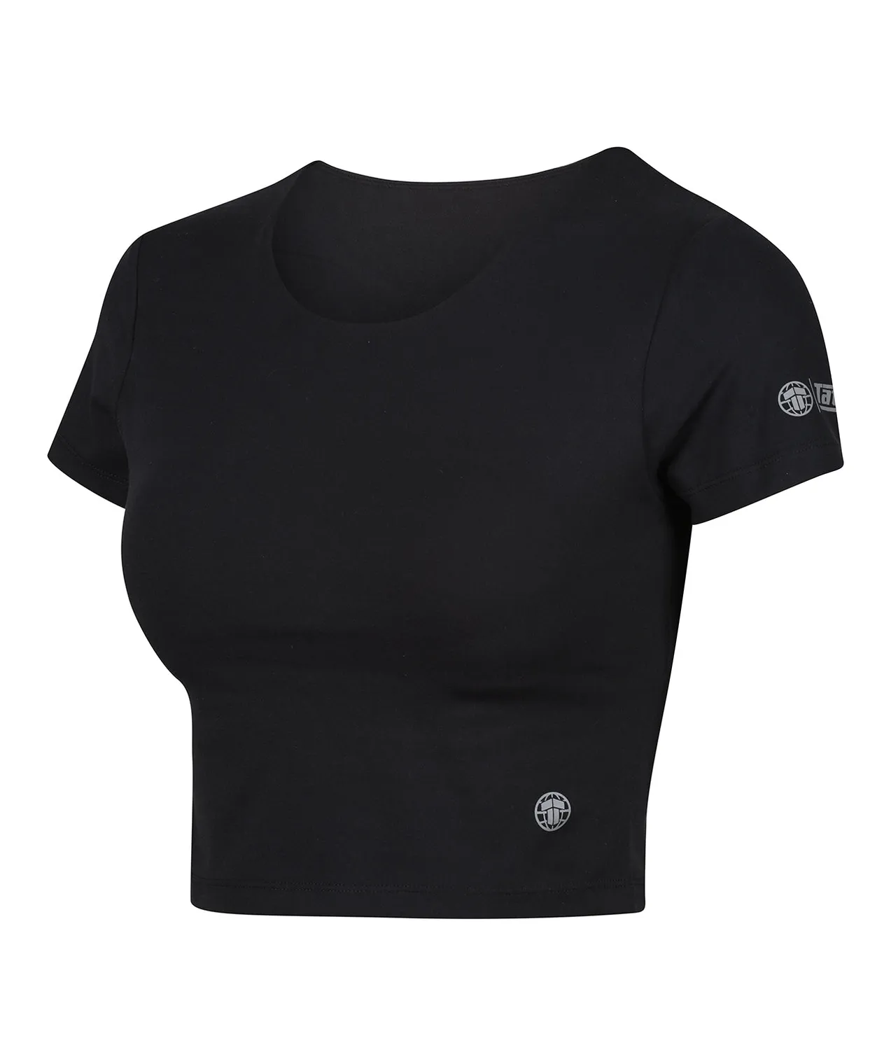 Tatami Fusion top training donna nero cropped sostegno
