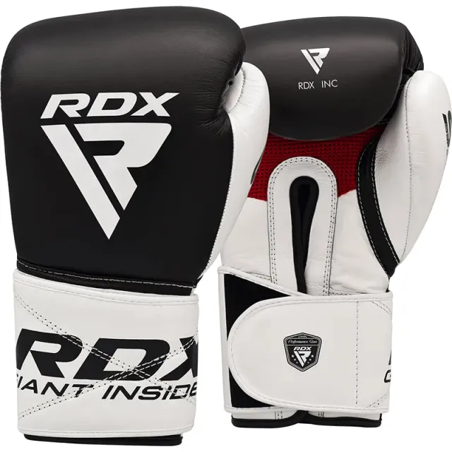 RDX S5 Guantoni Boxe Neri 14oz Pelle Bovina