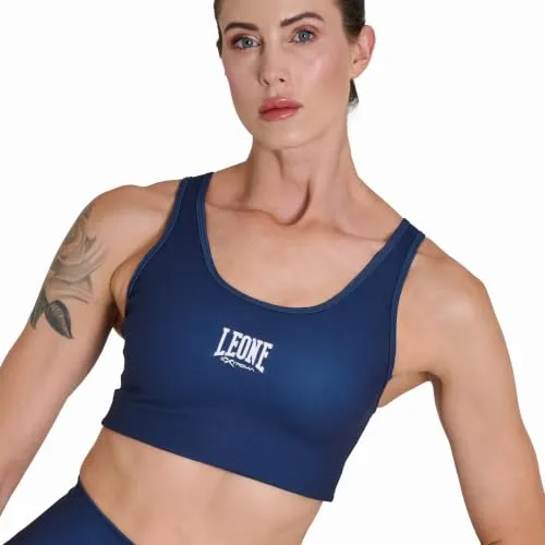 Leone1947 Logo ABX130 top bra donna blu scuro M