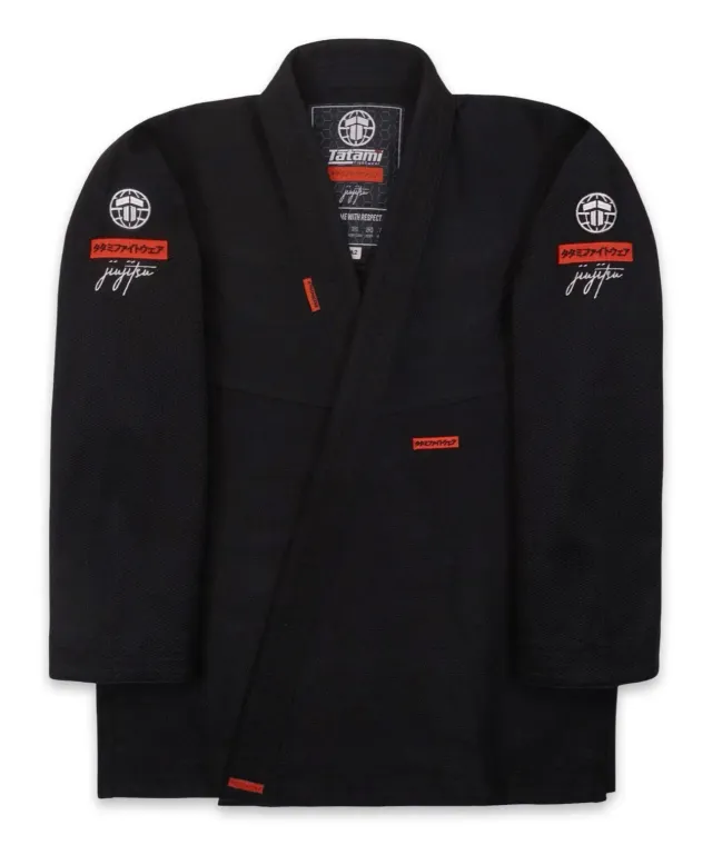 Tatami Aspect kimono BJJ bambino nero pearl weave