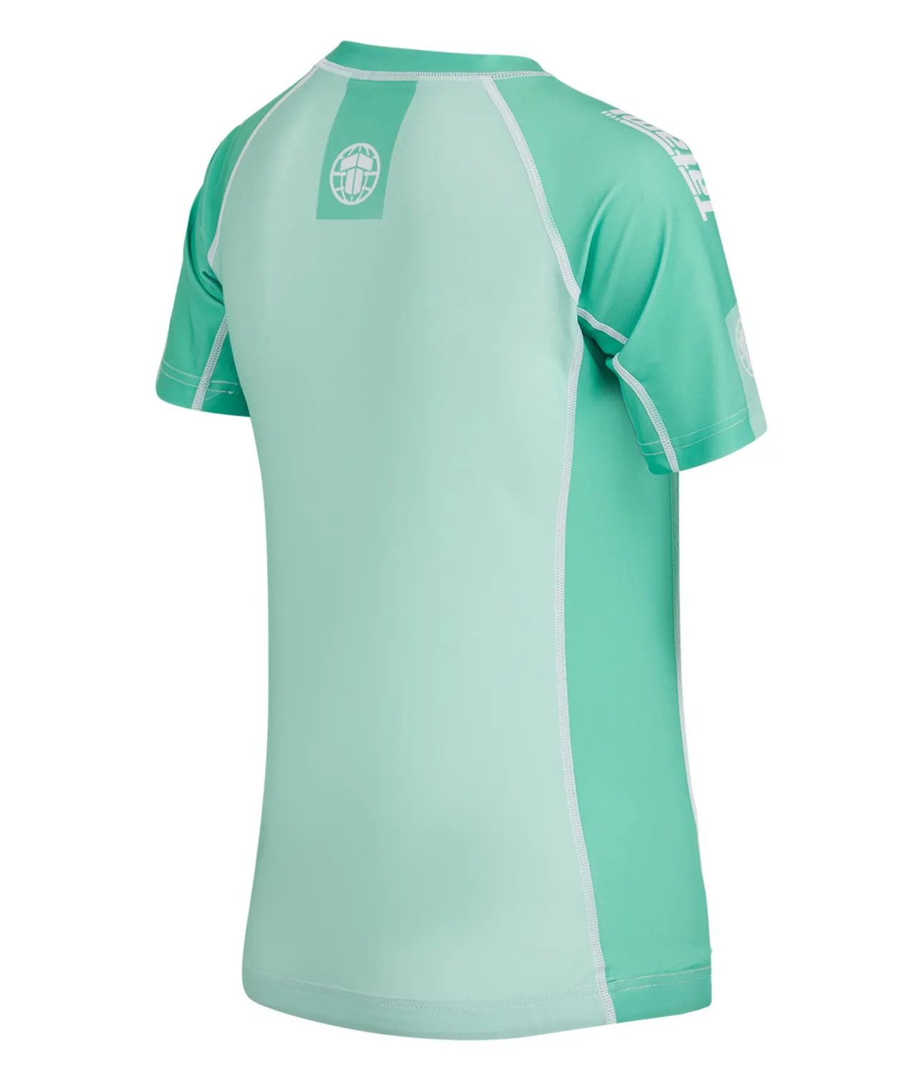Tatami Ladies Contrast rash guard menta maniche corte
