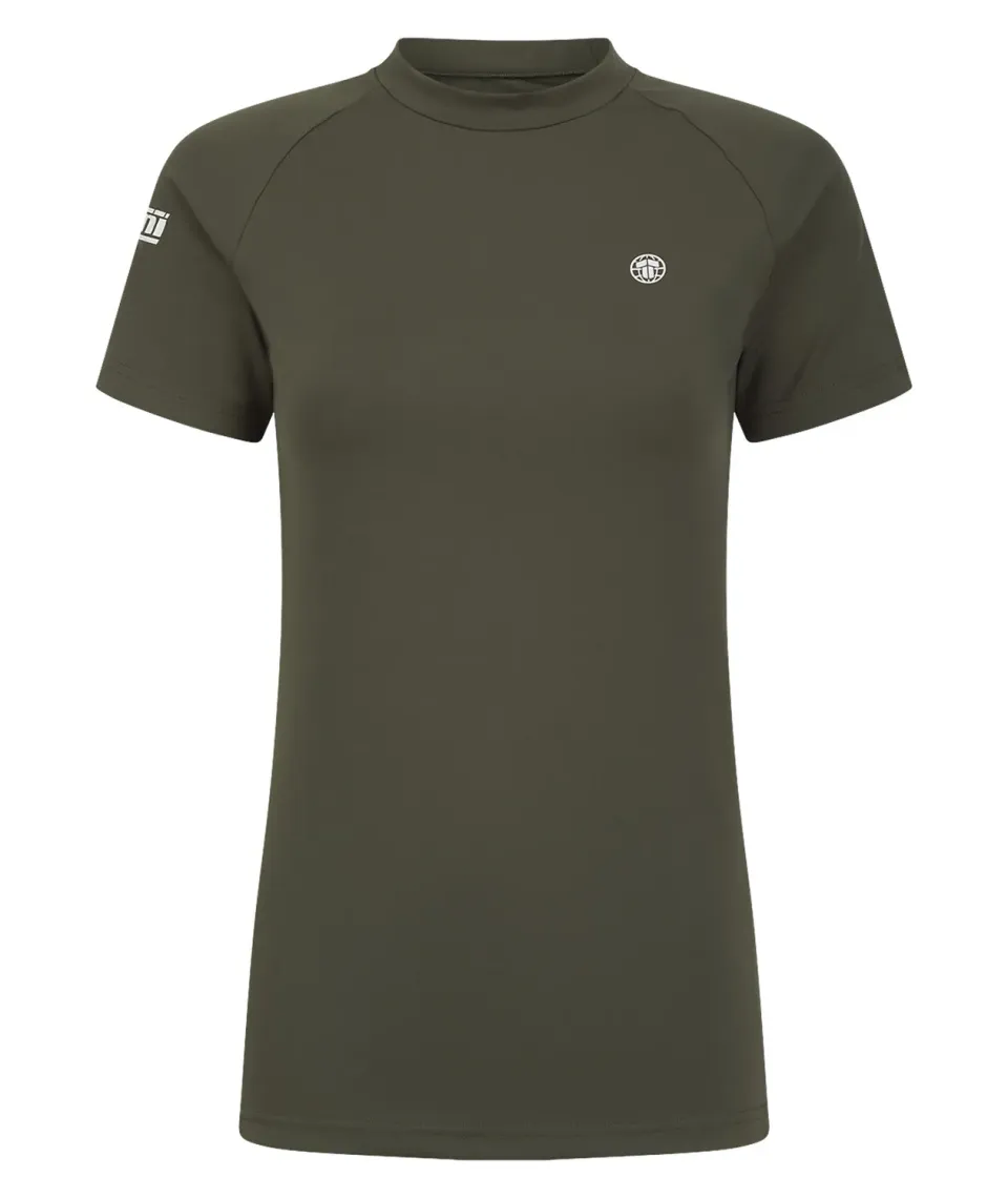 Tatami Fightwear Agile rash guard donna khaki manica corta