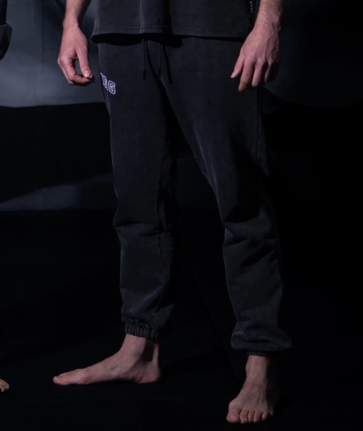 Tatami REORG Varsity joggers cotone grigi stonewashed