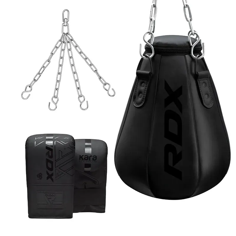 RDX Sacco da Boxe a Goccia Maize Nero sintetico
