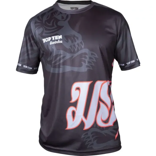 TOP TEN Patcharee T-Shirt Muay Thai in Poliestere