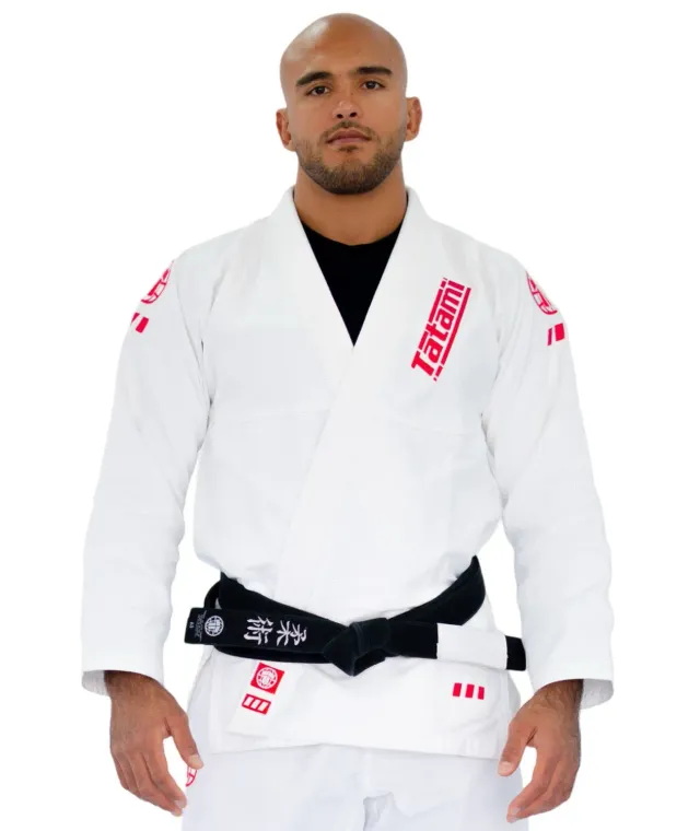 Tatami Pro Series kimono BJJ bianco wild rose leggero