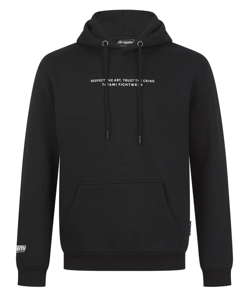 Tatami Fightwear Product Of The Mats felpa nera cappuccio