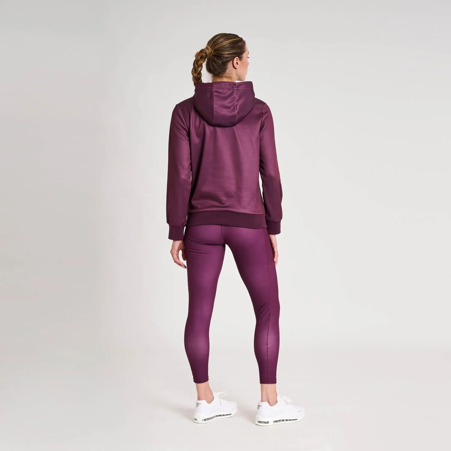 Leone 1947 Combat Club ABX523 felpa donna nera M con cappuccio