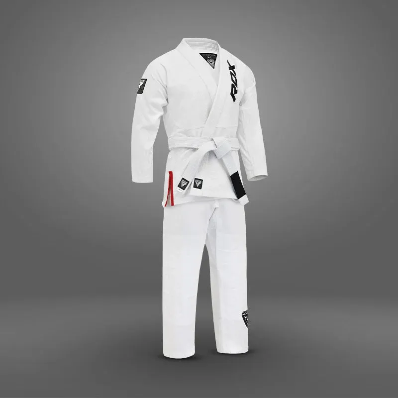 RDX T1 Titan kimono BJJ bianco 350 GSM
