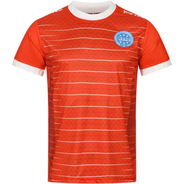 TOP TEN WAKO t-shirt kickboxing fitness cotone-like