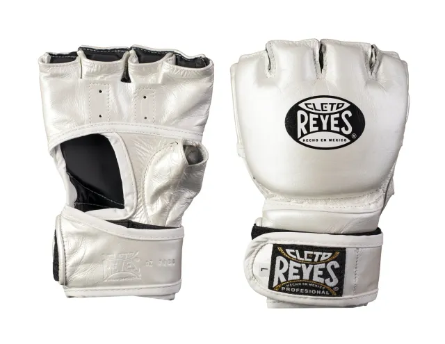 Cleto Reyes Black Mamba guanti MMA pelle bianchi M perla