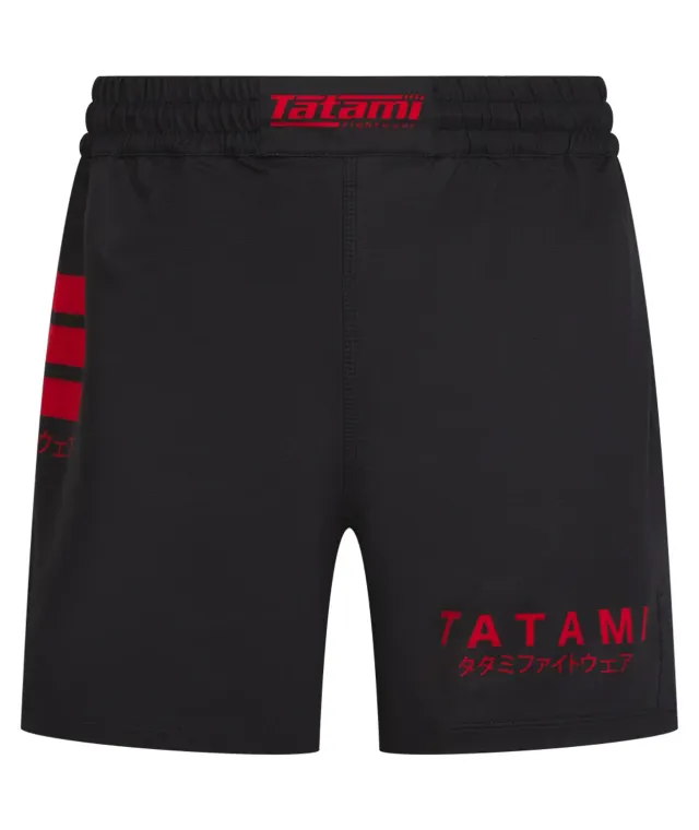 Tatami Katakana V2 Shorts Pantaloncini Nero Taglio Alto