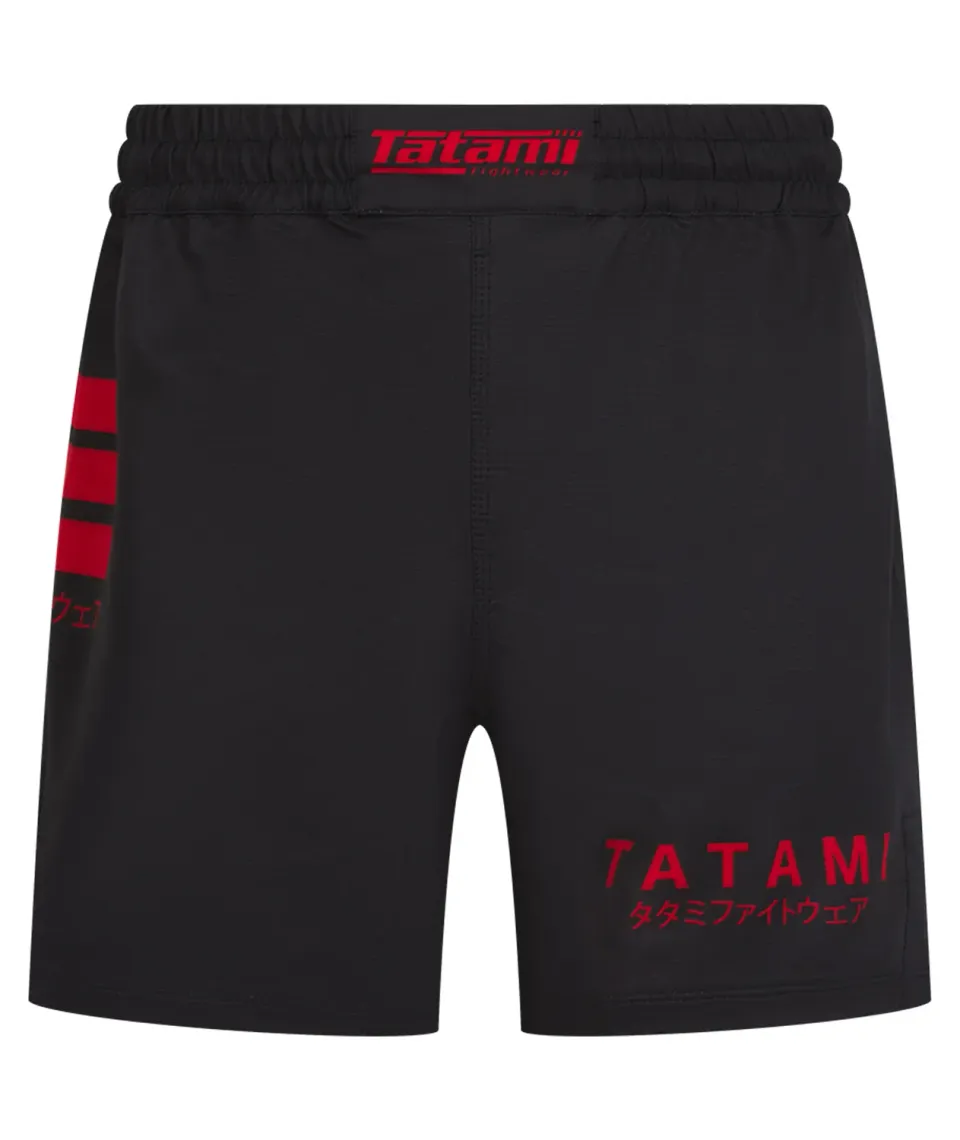 Tatami Katakana V2 Shorts Pantaloncini Nero Taglio Alto