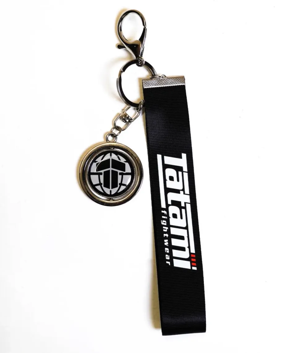 Tatami Fightwear Lanyard portachiavi nero metallo