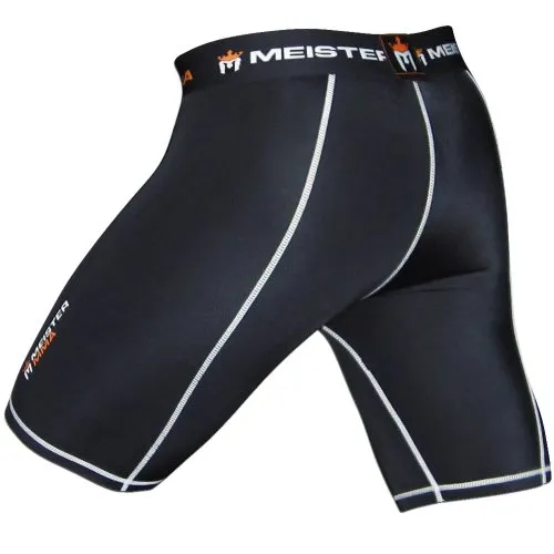 Meister Pantaloncini Compressione MMA Conchiglia Nero S