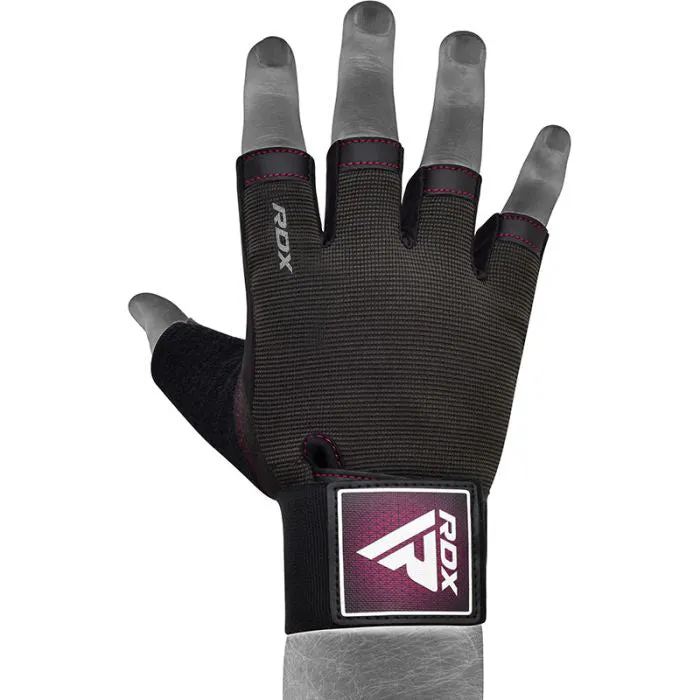 RDX T2 Guanti da Palestra Mezze Dita Supporto Polso