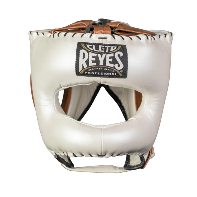 Cleto Reyes Tradicional casco boxe pelle perla rame