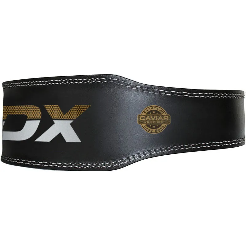RDX Cintura Sollevamento Pesi Pelle 6 Pollici