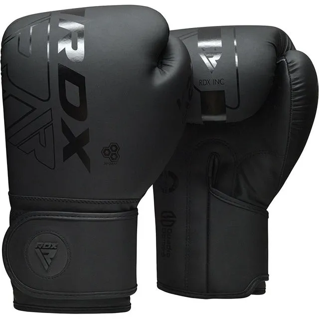 RDX F6 Kara Guanti Boxe Allenamento Neri 12oz