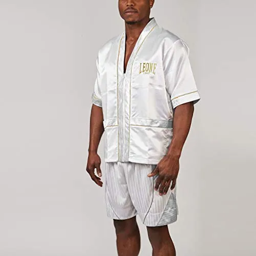 Leone1947 Premium Casacca Maestro AB262 uomo bianco zip