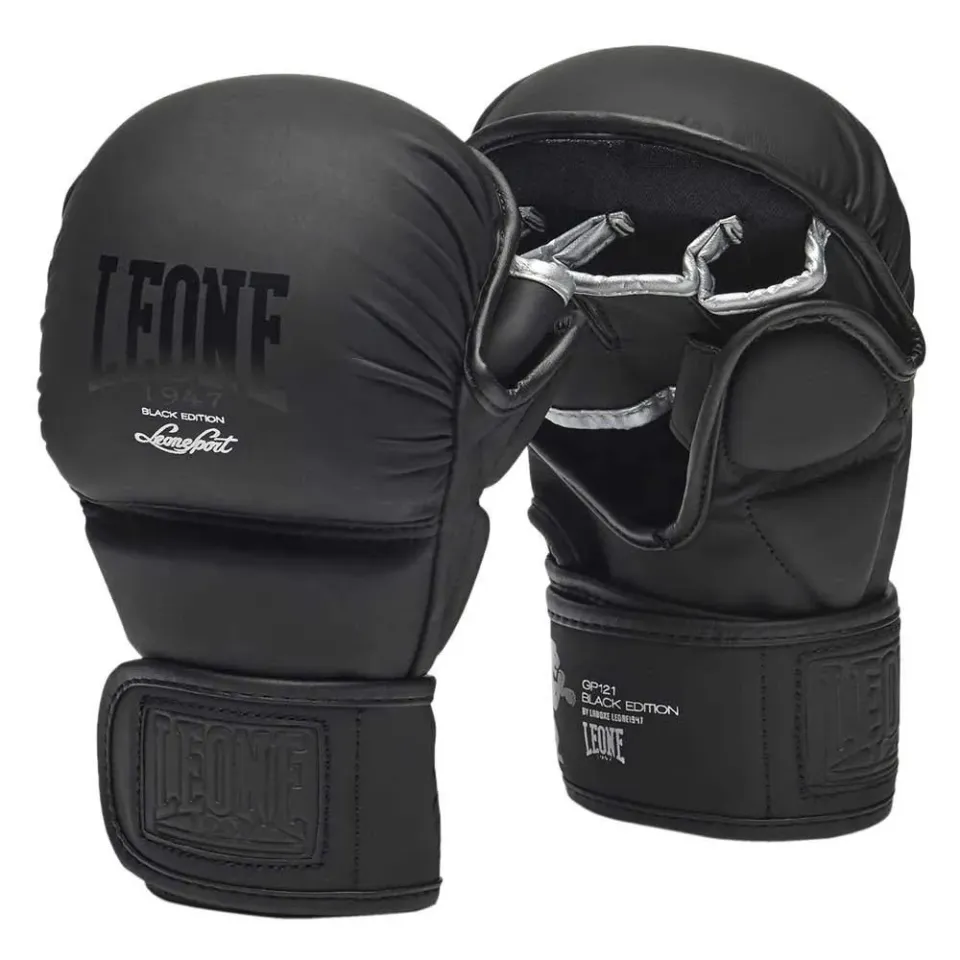 Leone 1947 Black Edition GP121 guanti MMA neri taglia L