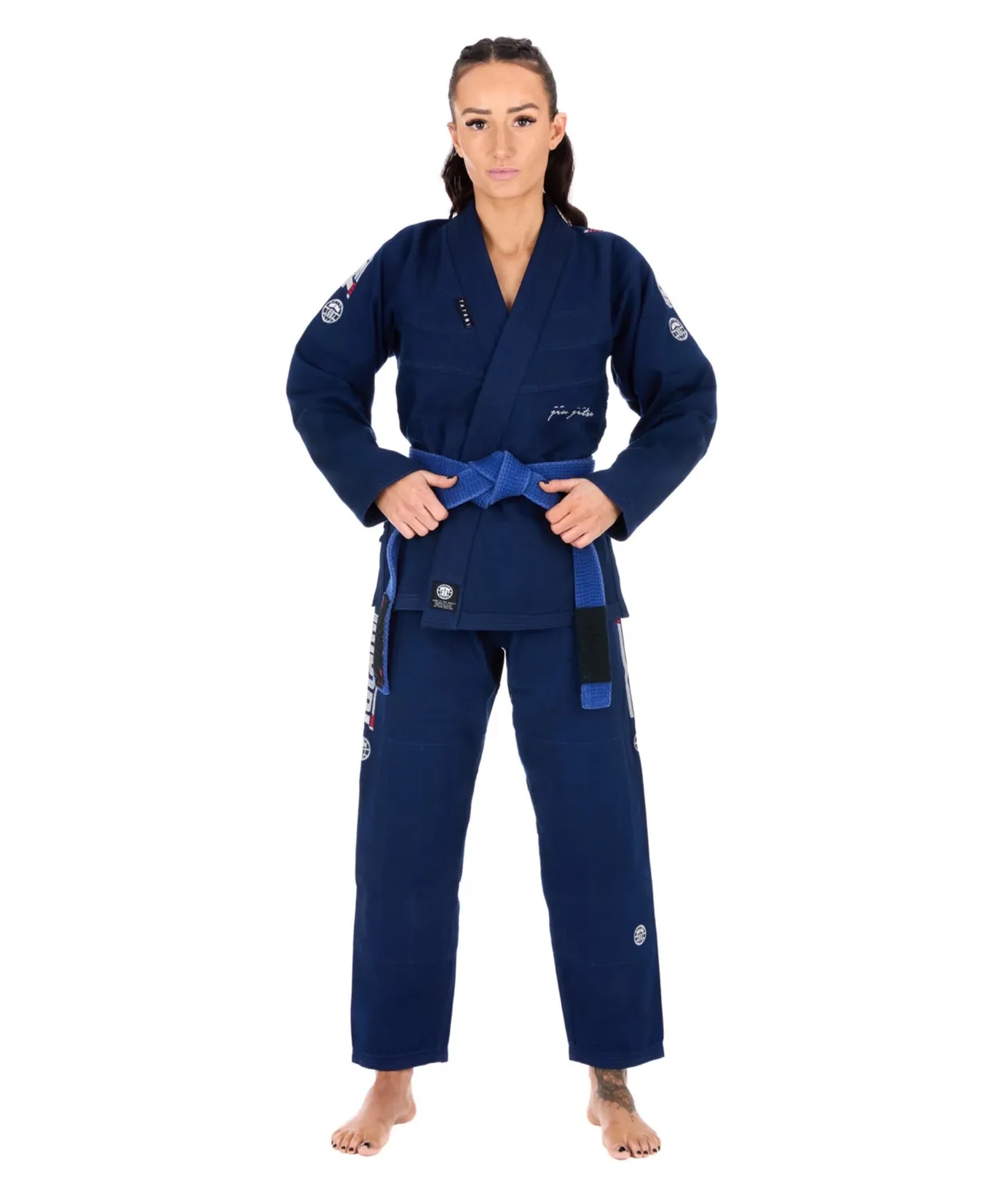 Tatami Elements Superlite kimono BJJ donna blu navy leggero