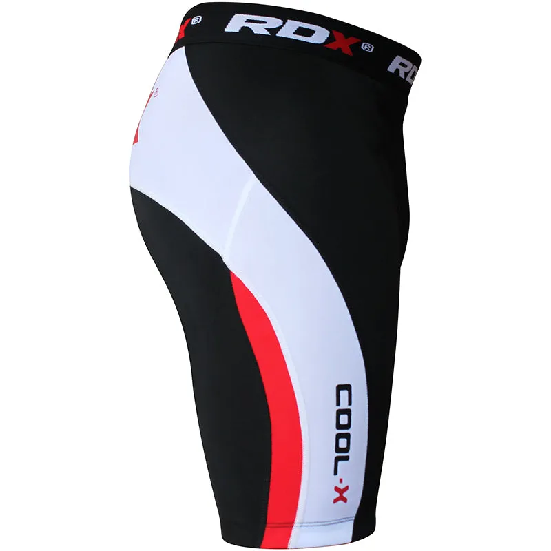 RDX M1 pantaloncini compressione neri termici base layer