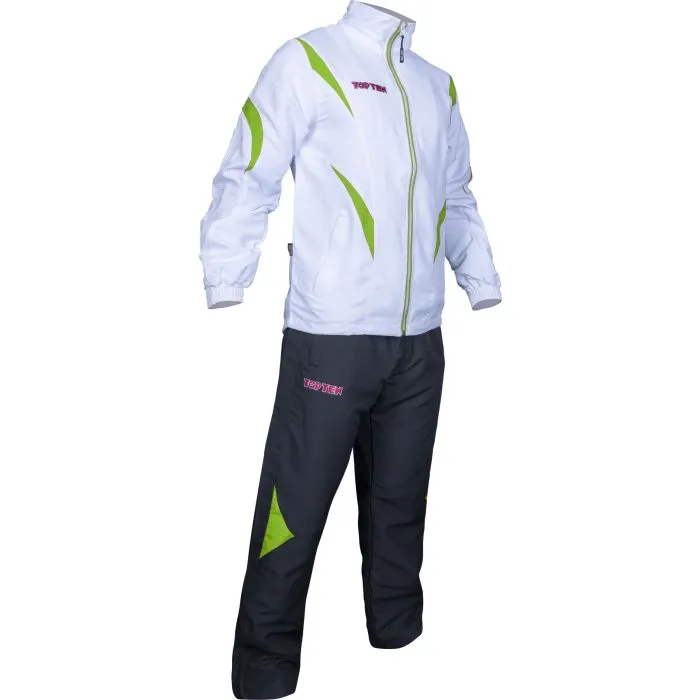 TOP TEN Qualità Premium tuta pantaloni neri poliestere