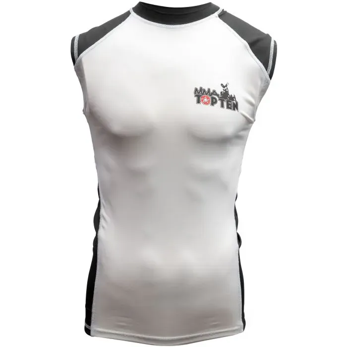 TOP TEN MMA Rash Guard maglia compressione elasticizzata