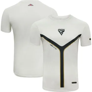 RDX T17 Aura Maglietta Maniche Corte Bianca Traspirante