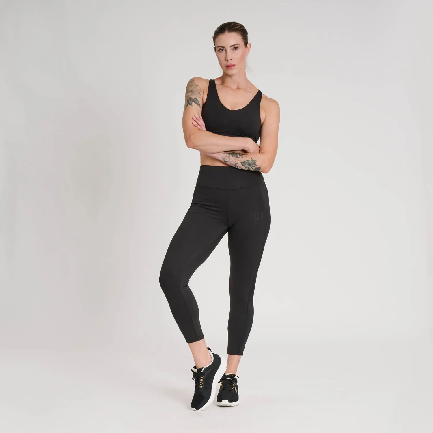 Leone1947 Black Lion ABX352 leggings donna neri L