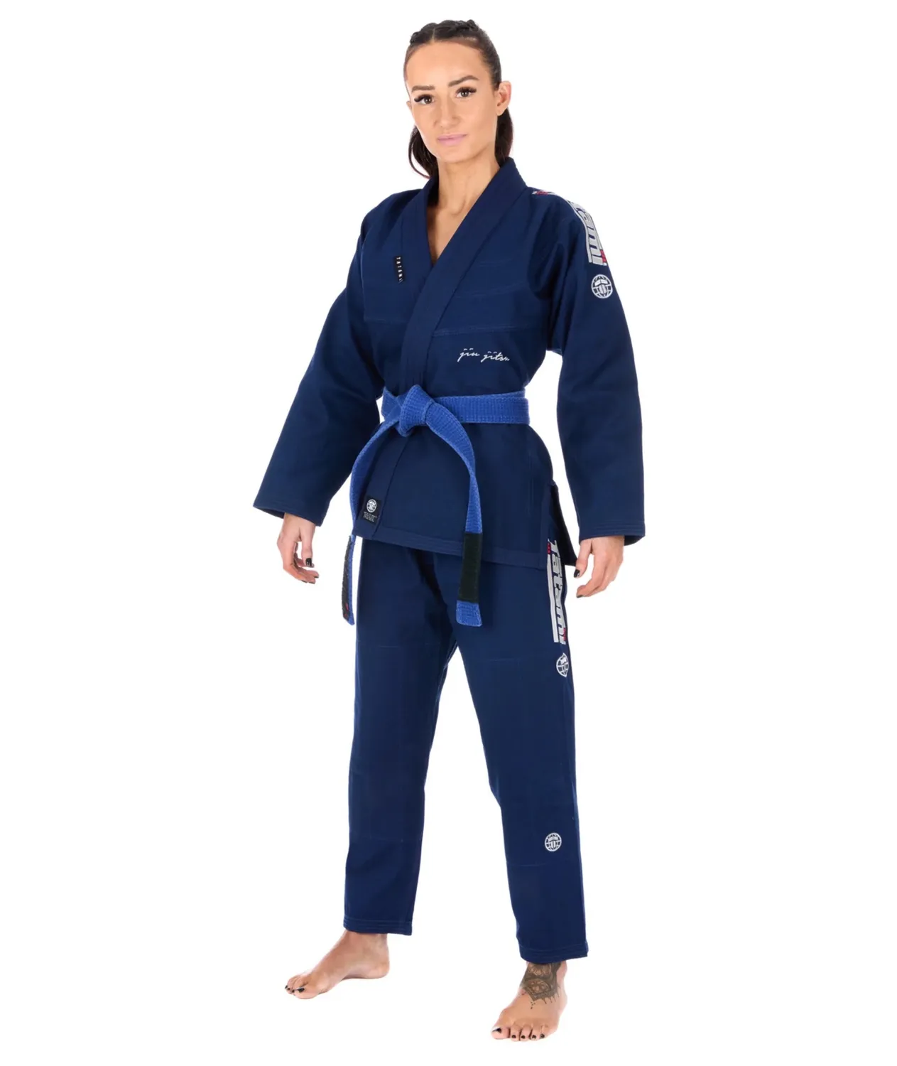 Tatami Elements Superlite kimono BJJ donna blu navy leggero
