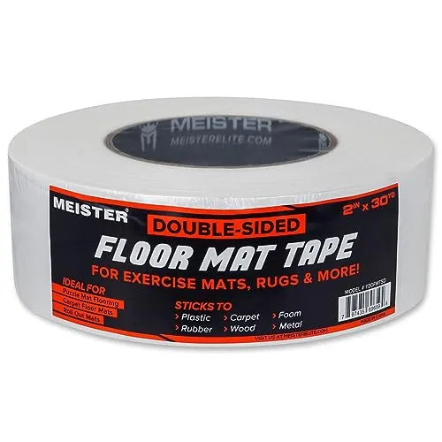 Meister Nastro Adesivo Bifacciale tappetini 2" x 30 yd forte