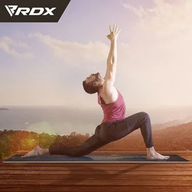RDX D6 Iris Tappetino Yoga PVC 6mm Marrone Antiscivolo