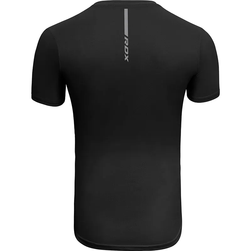 RDX T2 maglietta gym nera poliestere