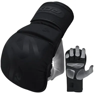RDX T15 Noir Guanti MMA Sparring 7oz Nero