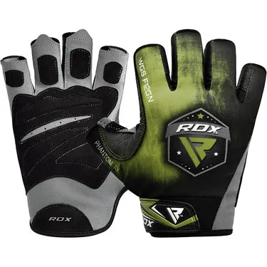 RDX F12 Guanti Palestra Lycra neri traspiranti