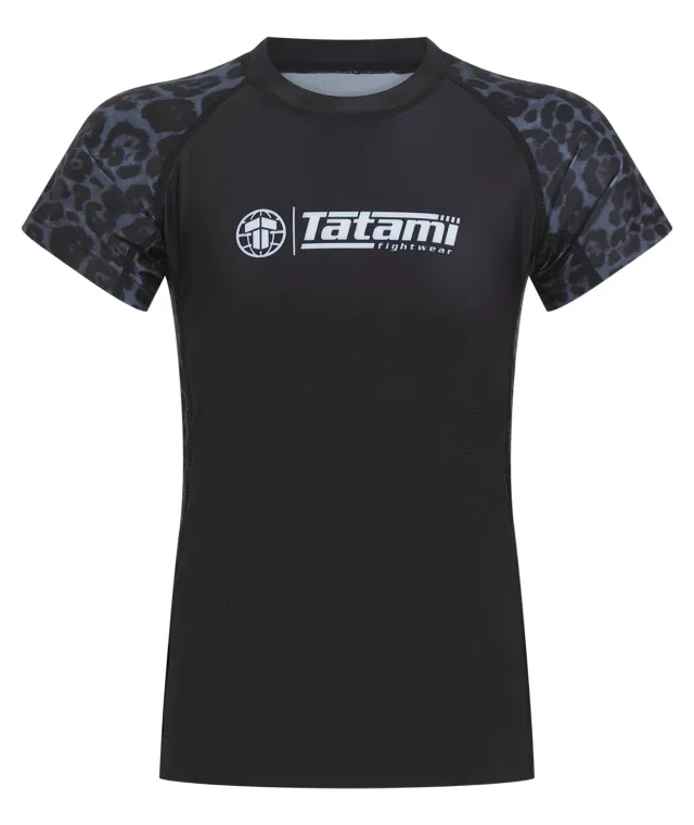 Tatami Recharged rash guard bambino grigia leopardata