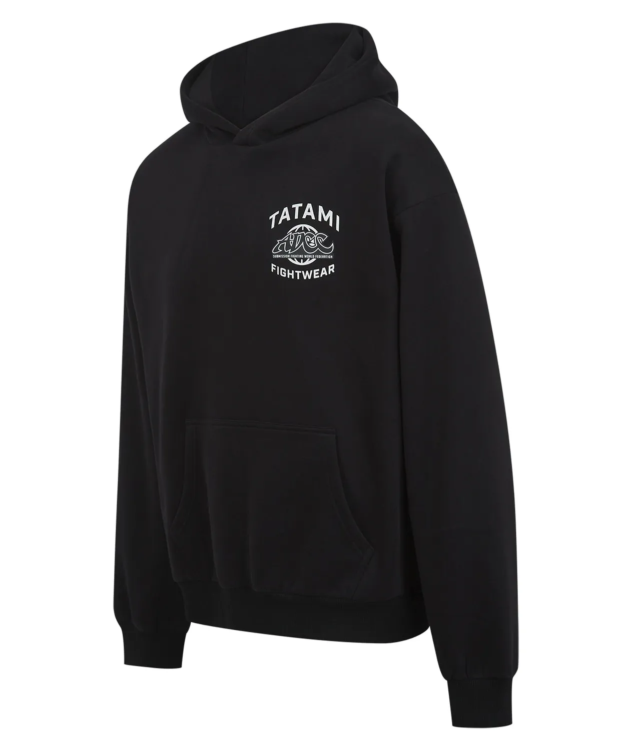 Tatami ADCC Oversized felpa nera cappuccio 300gsm