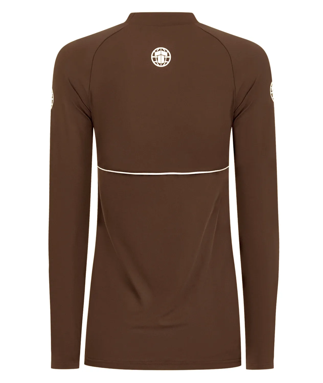 Tatami Ladies Contour Long Sleeve Rash Guard marrone
