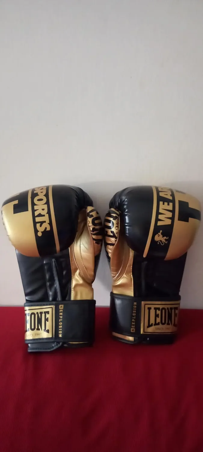 Leone1947 Nexplosion GN322 guanti boxe neri 12 oz