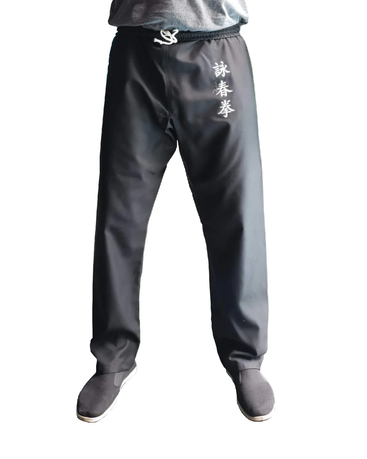 TAO Kung Fu Wing Chun pantaloni neri arti marziali M