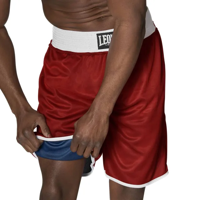 Leone1947 Double AB215 pantaloncini boxe double-face