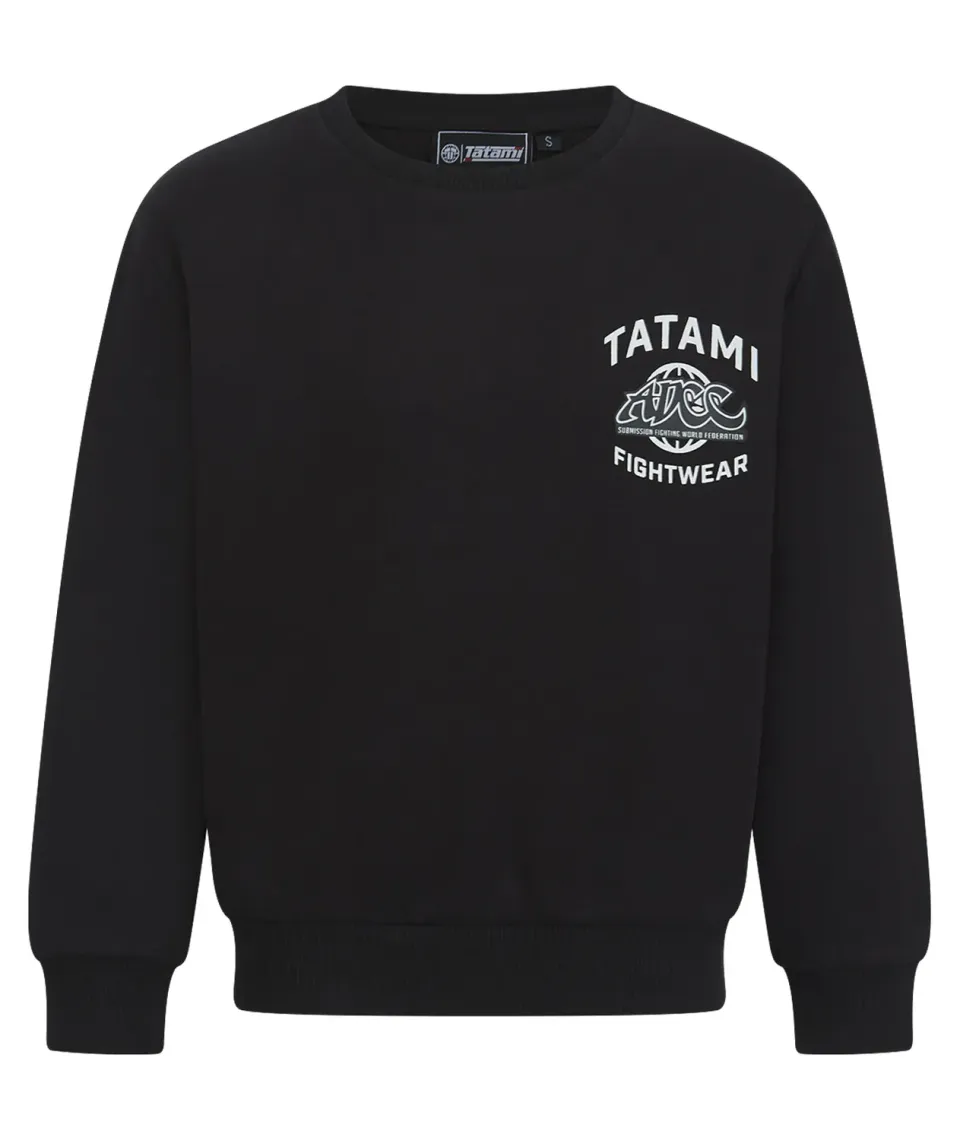 Tatami X ADCC Felpa Bambino Nera Oversize Pesante