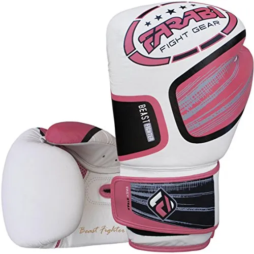 Farabi Beast guanti boxe 12 oz in vera pelle