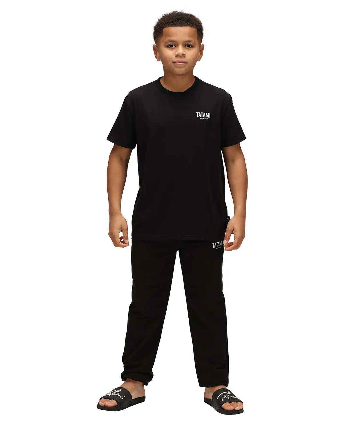 Tatami JJ Club Kids T-Shirt Bambini Nera Cotone