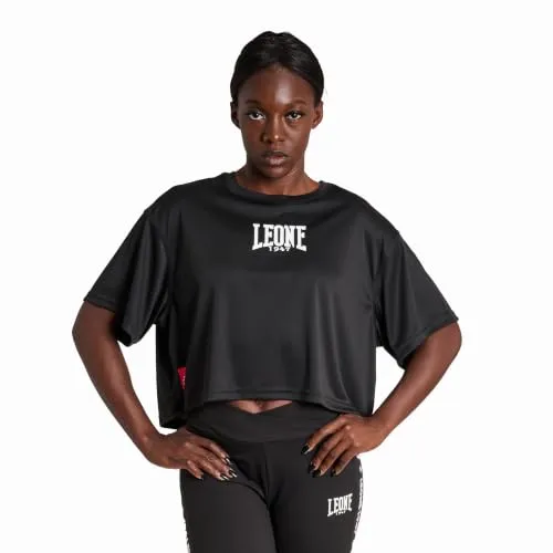 Leone1947 Combat Club ABX521 T-Shirt Donna M Corto nera